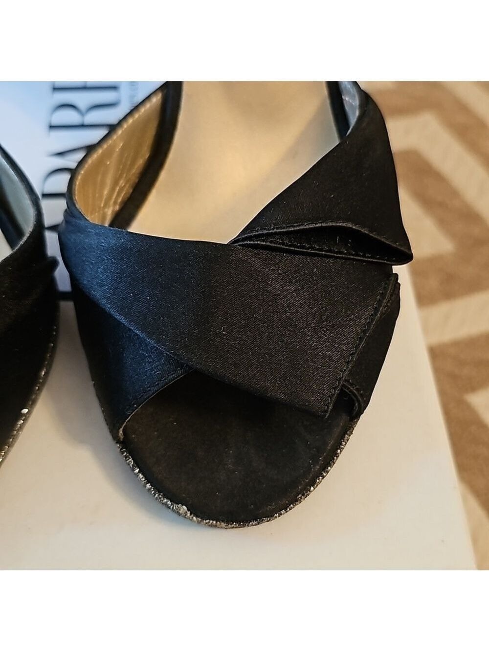 Caparros Satin Platform Peep Toe Heel - Picture 10 of 12